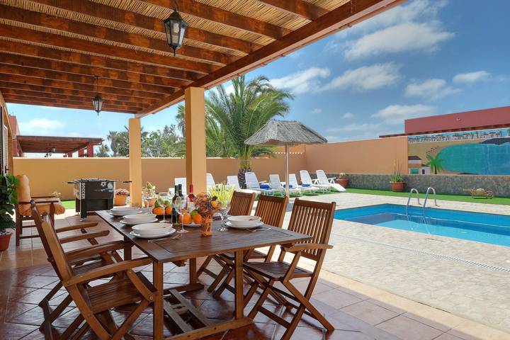 Casa rural para 8 personas, con piscina además de terraza y jardín en Antigua - 4