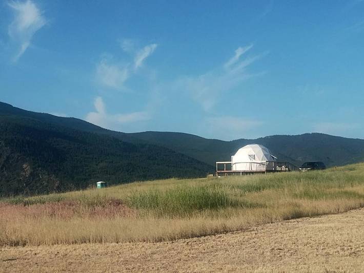 Camping für 4 Personen, mit Terrasse in Montana
