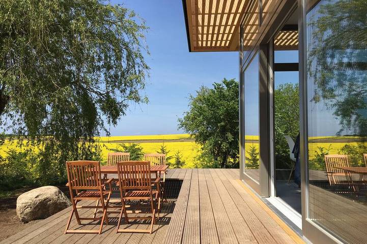 Ferienhaus für 5 Personen, mit Terrasse und Garten sowie Sauna