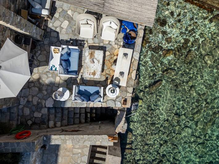 Gîte pour 6 personnes, avec vue sur l’océan et jardin, adapté aux familles dans Syros - 2