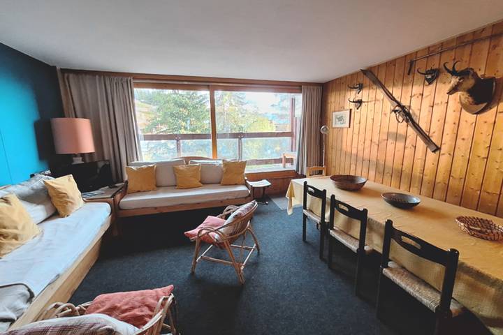 Gîte pour 8 personnes, avec terrasse dans Arc 1600 - 2