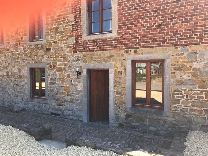 Maison de vacances pour 2 personnes, avec Terrasse ainsi que Jardin et Vue à Mettet