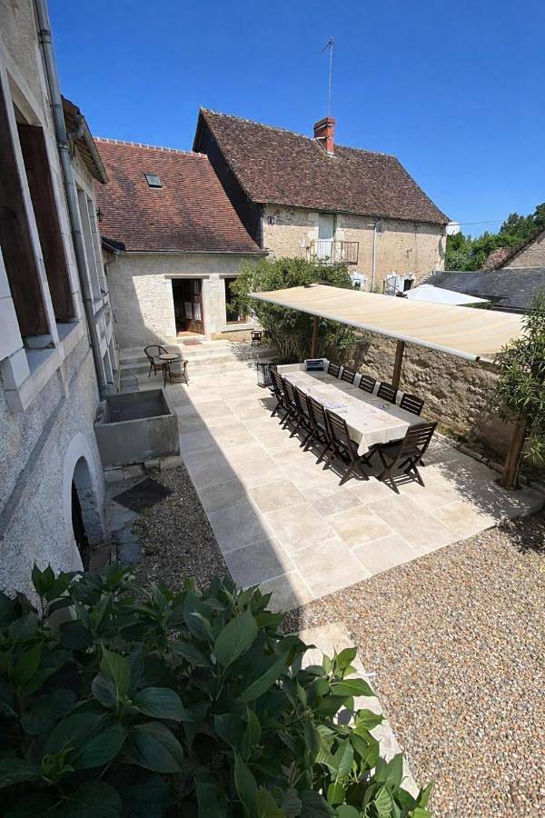 Location de vacances pour 11 personnes, avec piscine et jardin à Abilly - 3