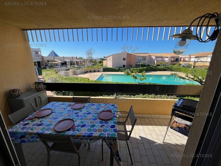 Appartement de vacances pour 4 personnes, avec Terrasse et Piscine