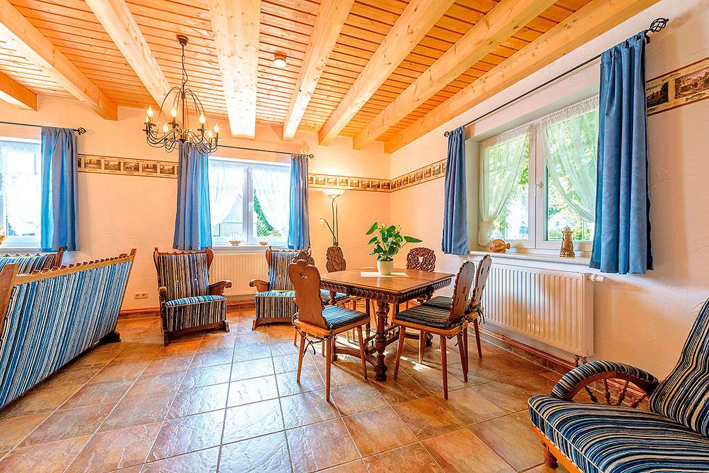 D 128.012 - Blaues Ferienhaus 14-21 Personen in Schaprode, Rügen