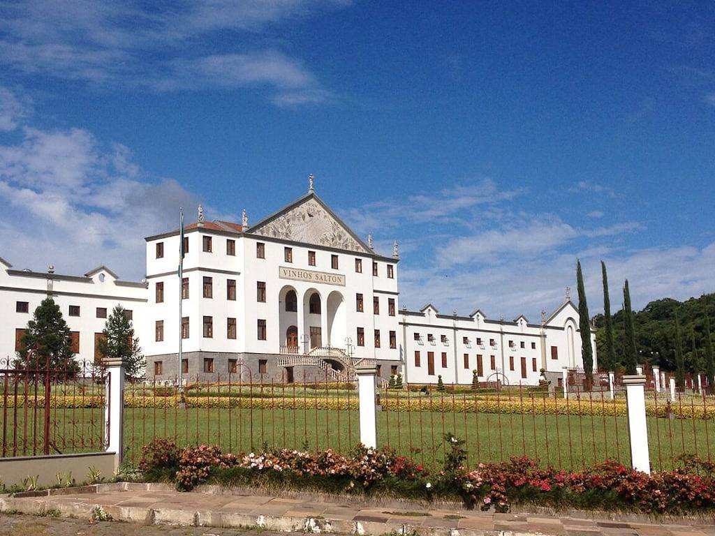 Palmenhaus mit Kiosk + Déck (Serra Gaúcha) in Bento Gonçalves, Rio Grande do Sul
