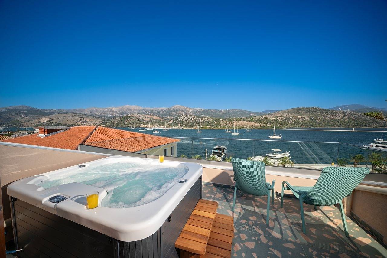 Hotel für 4 Personen mit Whirlpool in Argostoli, Kefalonia