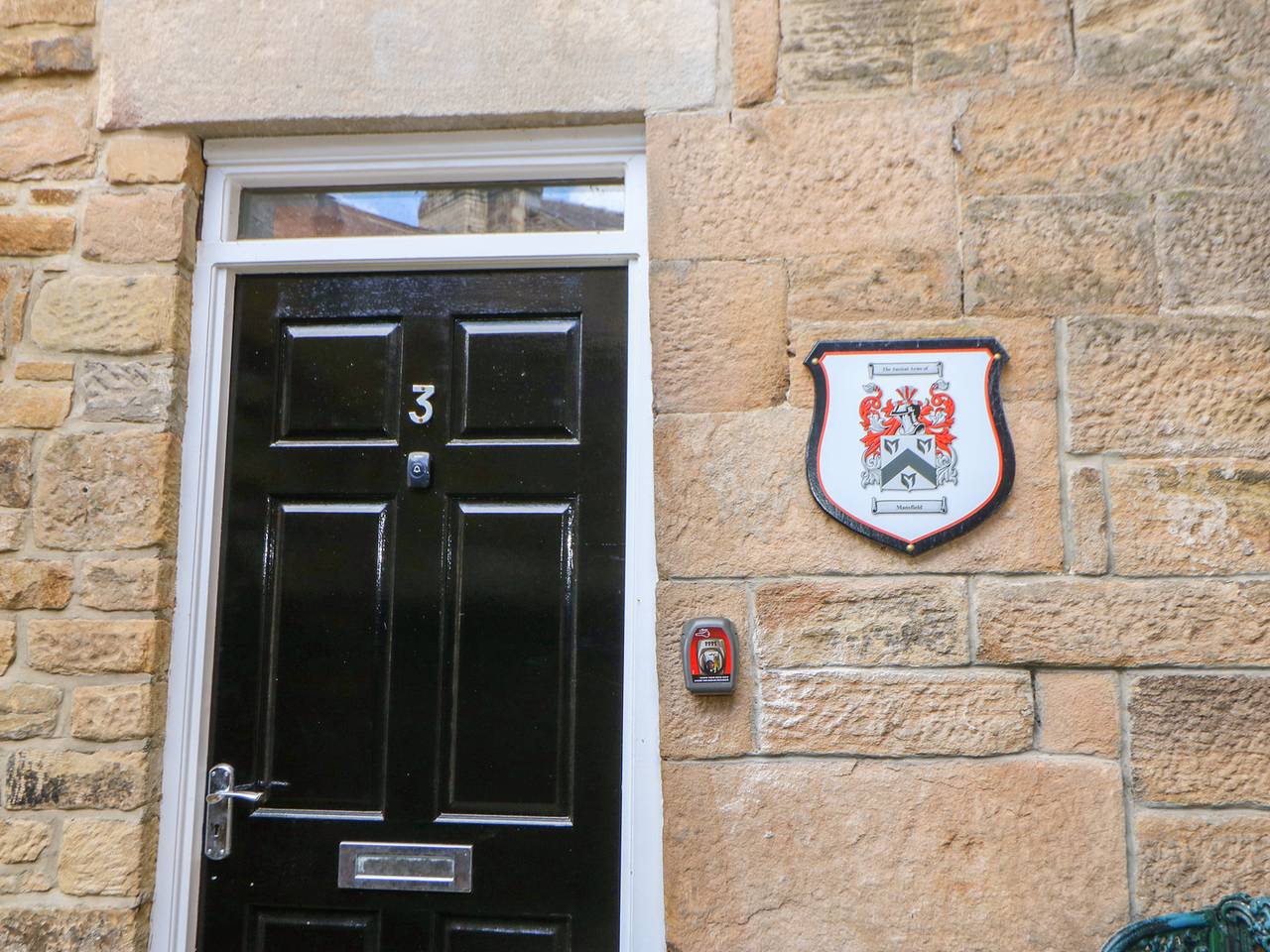 Castle keep at Stanhope Castle in County Durham