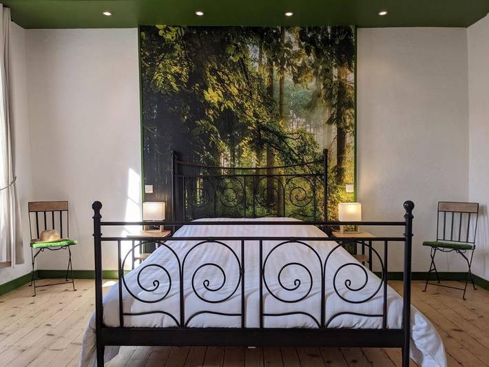 Chambre d’hôte pour 2 personnes, avec Terrasse ainsi que Jardin et Vue dans Montaillou