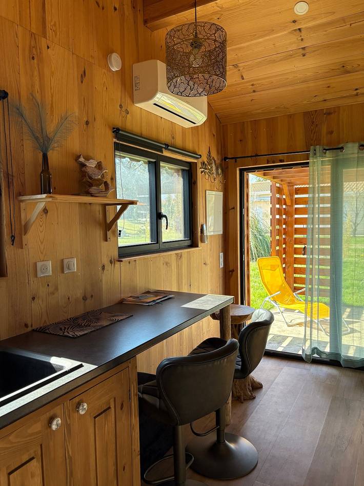 Chalet pour 2 personnes, avec jardin en Gironde
