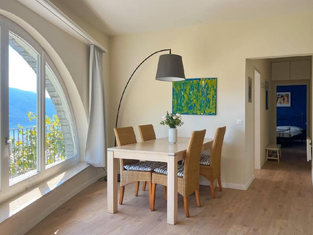 Ganze Wohnung, Casa Riale unten in Brione sopra Minusio, Tessiner Alpen