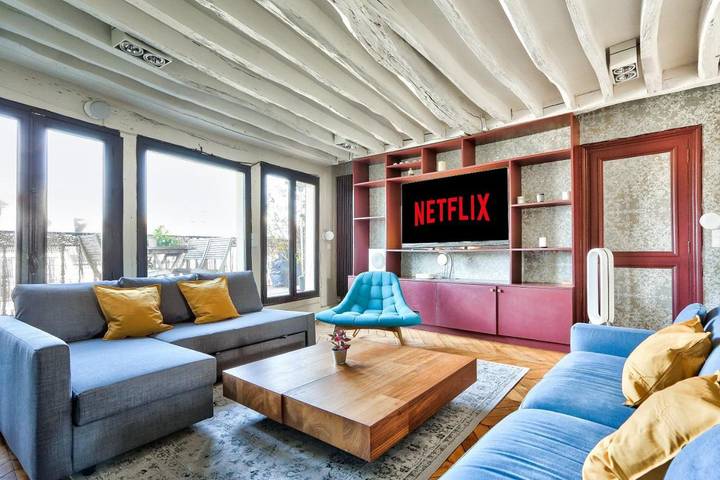 Gîte pour 6 personnes, avec Vue dans Espace Marais