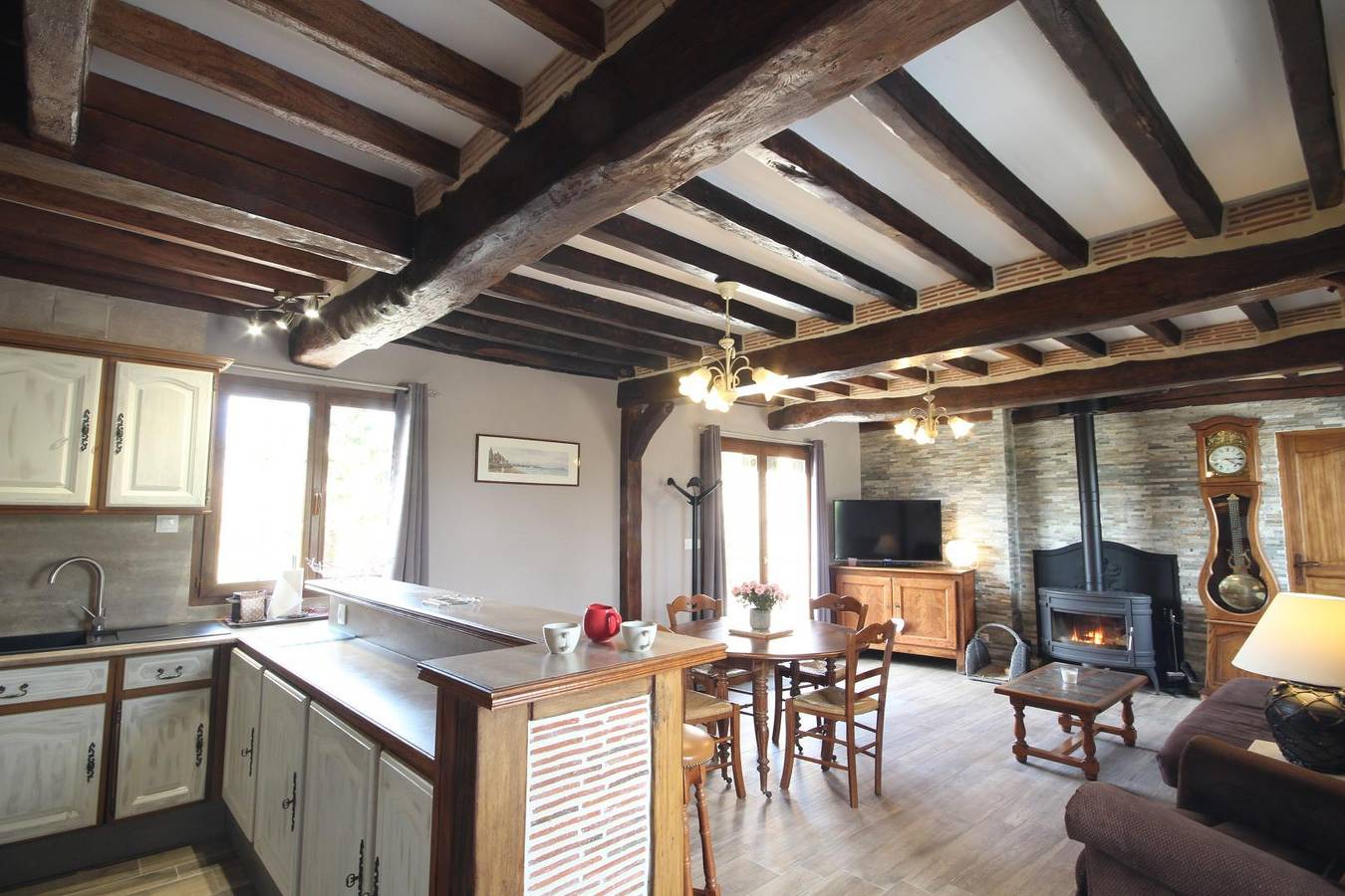 Gîte voor 4 personen met terras in Osmoy-Saint-Valery, Dieppe en omgeving