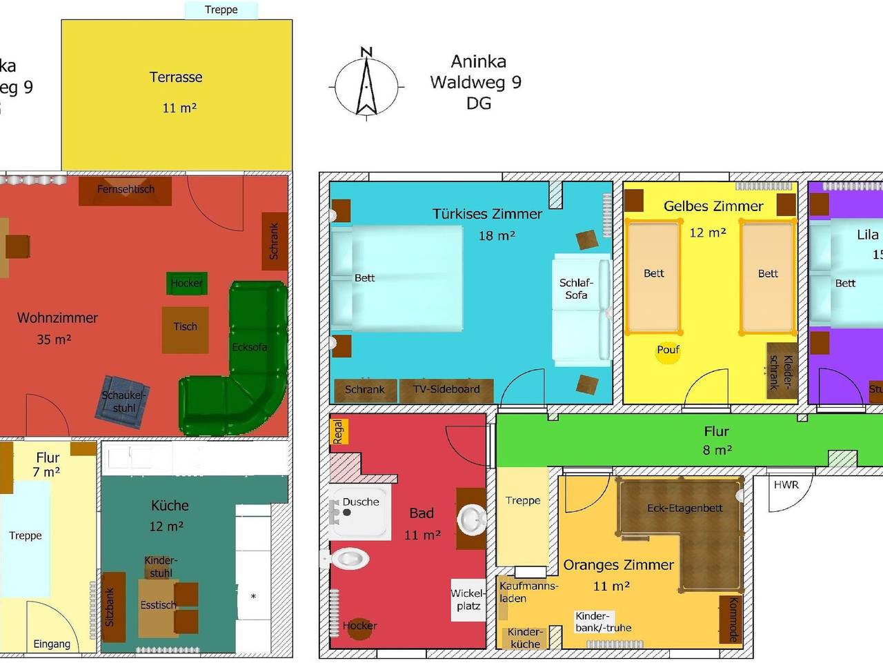 Schnitterhaus Aninka am Fleesensee - Ferienhaus Aninka in Göhren-Lebbin, Fleesensee
