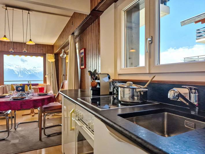 Gîte pour 4 personnes, avec balcon à Veysonnaz - 2