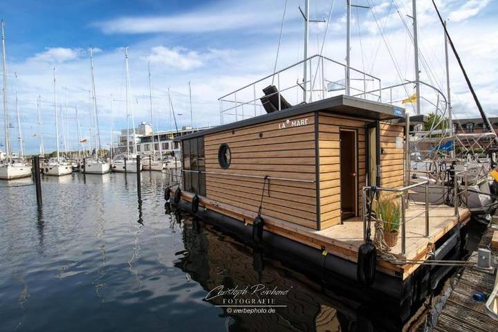 Boot für 2 Personen, mit Terrasse und Sauna sowie Ausblick