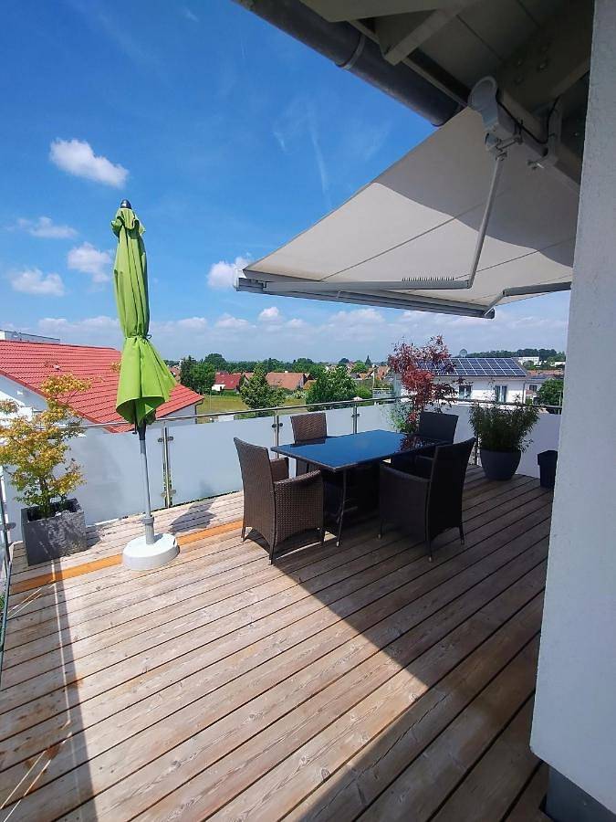 Vakantiewoning voor 6 personen, met uitzicht en balkon in Bad Waldsee
