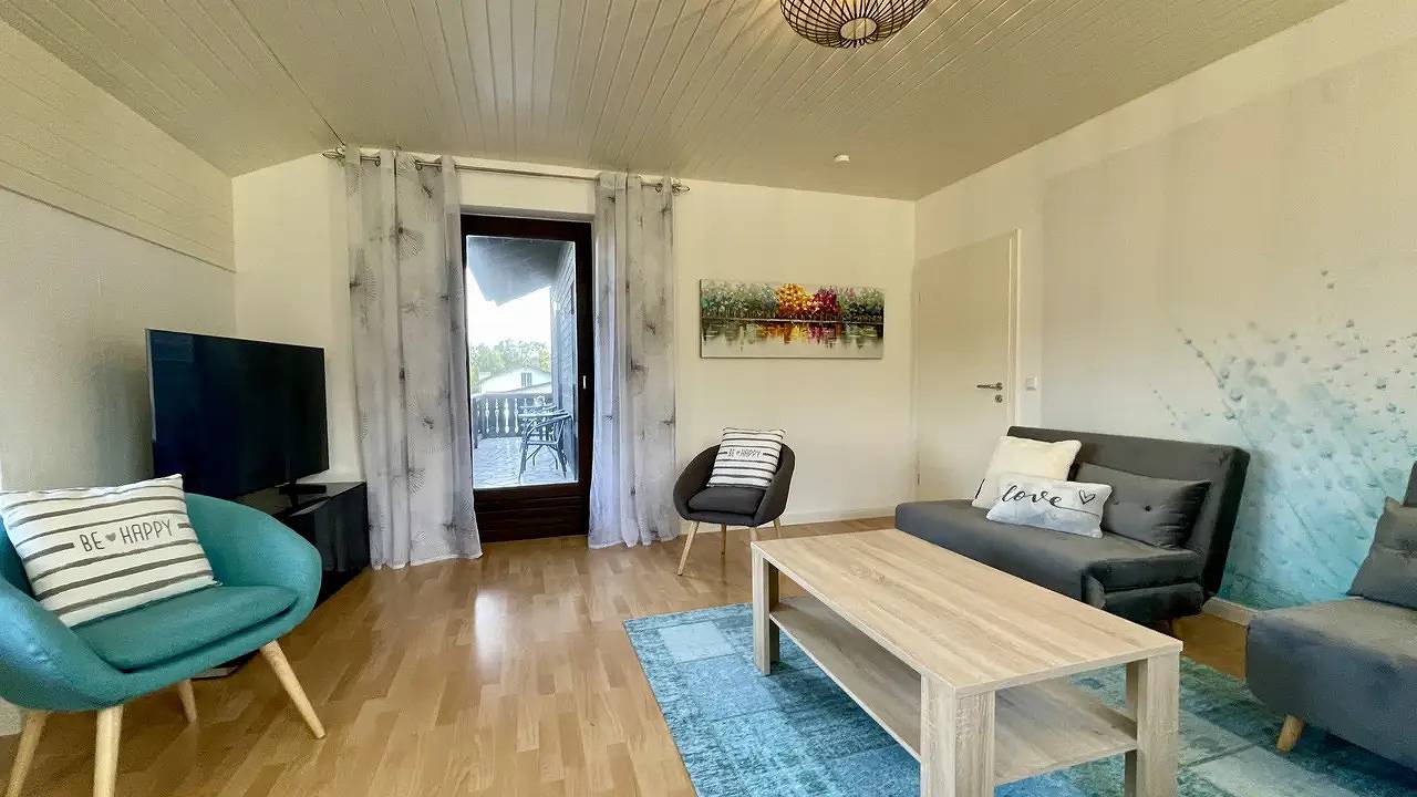 Ganze Ferienwohnung, Ferienwohnung für 5 Personen (88 m²) in Taching am See in Tachinger See, Taching am See