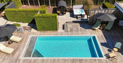 Gîte pour 6 personnes, avec sauna et jardin ainsi que piscine et jacuzzi à Oosterzele