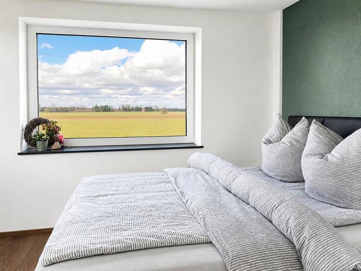 Ferienwohnung für 6 Personen, mit Garten und Ausblick