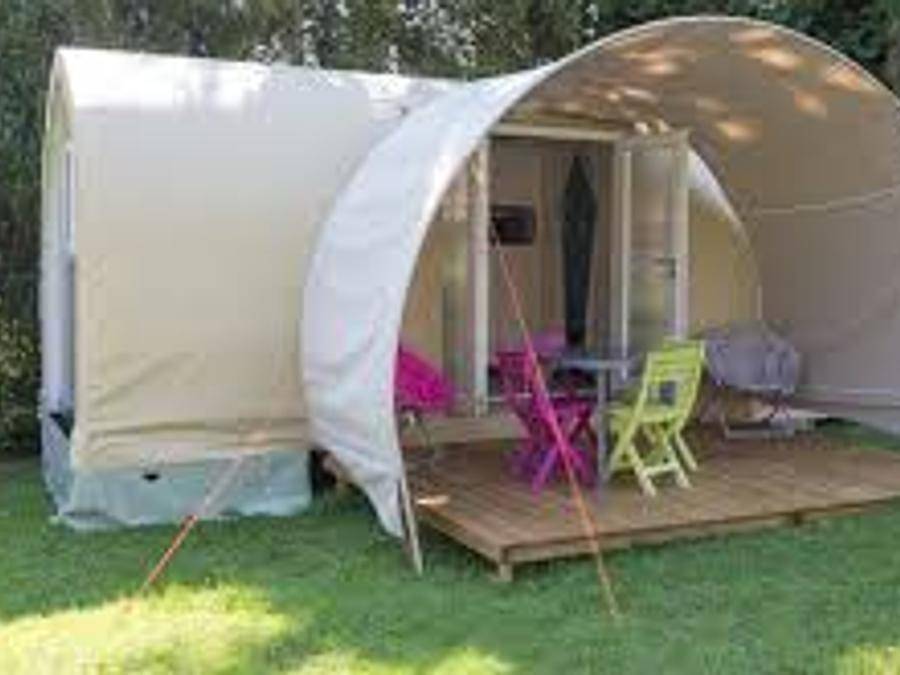 Camping Du Pasquier - Bungalowzelt 4 personen - Coco Sweet (Ohne Sanitäranlagen) in Dole, Jura
