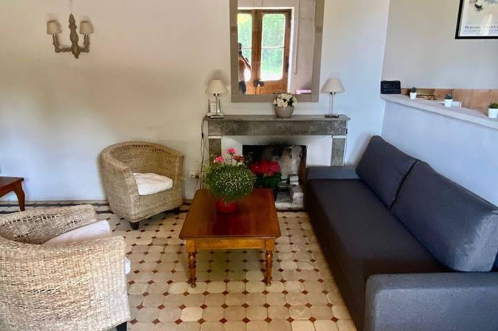 Character house surrounded by vineyards 6 pers in Bollène, Vaucluse