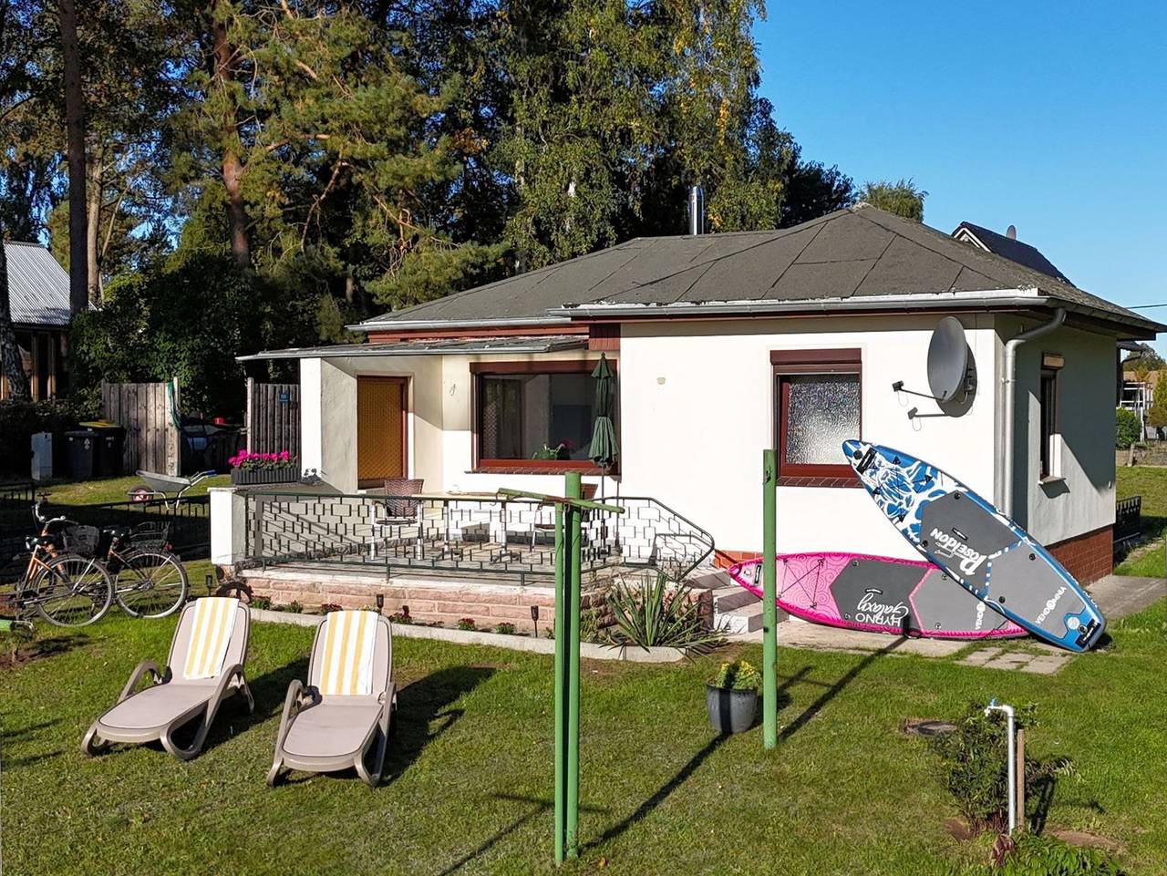 Kaminhaus mit Seeblick - Seeblick Ferienhaus mit Kamin in Plau am See, Ludwigslust-Parchim