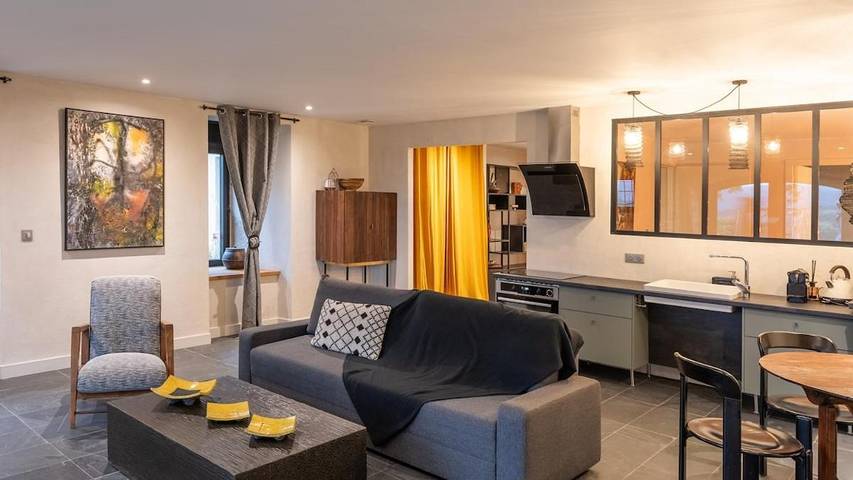 Maison de vacances pour 4 personnes, avec piscine et vue