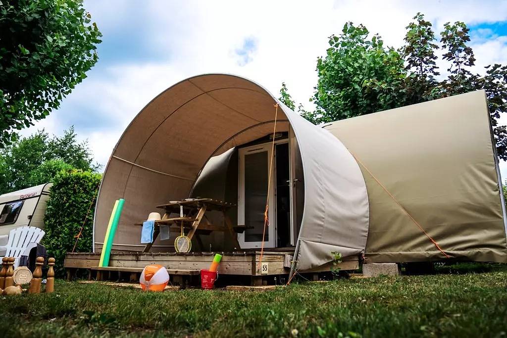 New 2023 ! Mobil home Louisiane 32m² - Au coeur d'une placette premium ! 2 chambres-Grande terrasse 4 personnes in Marcillac-Saint-Quentin, Périgord Noir