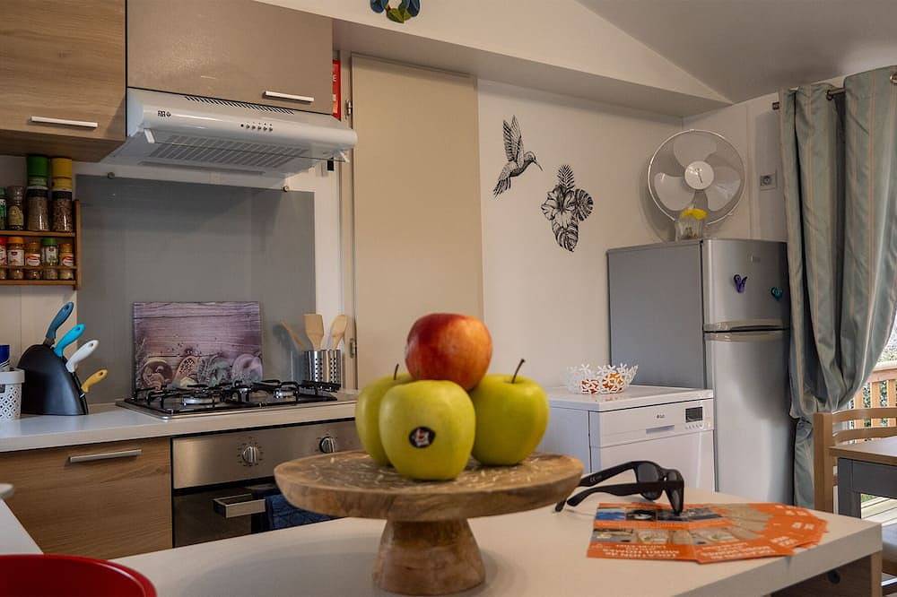 Mobilhome Familial 6/8 pers Confortable Et Climatise in Onzain, Région de Blois