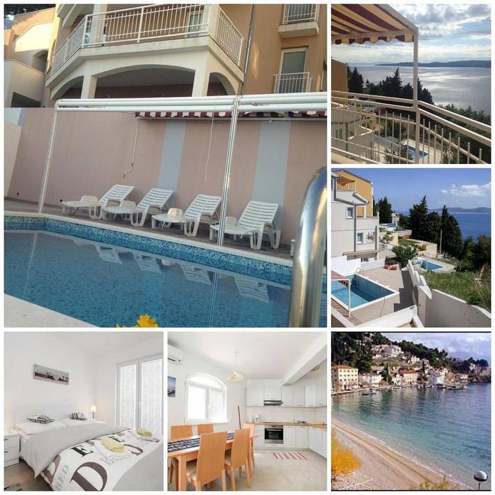 Vakantieappartement voor 6 personen, with uitzicht and balkon as well as zwembad - 1