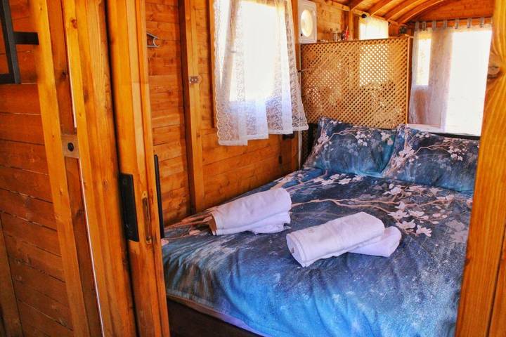 Cabaña de madera para 4 personas, con jacuzzi y terraza, Se admiten mascotas en Serranía de Ronda - 3