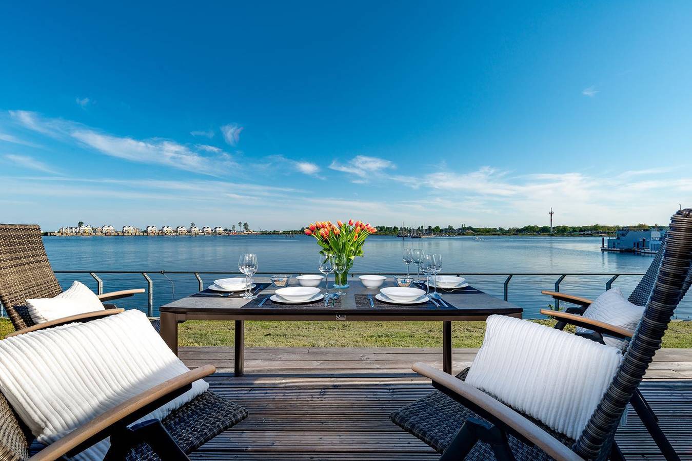 Ganze Wohnung, Strandnahe Ferienwohnung "Meerglück" Meerblick, Sauna, Whirlpool-Badewanne in Olpenitz, Kappeln