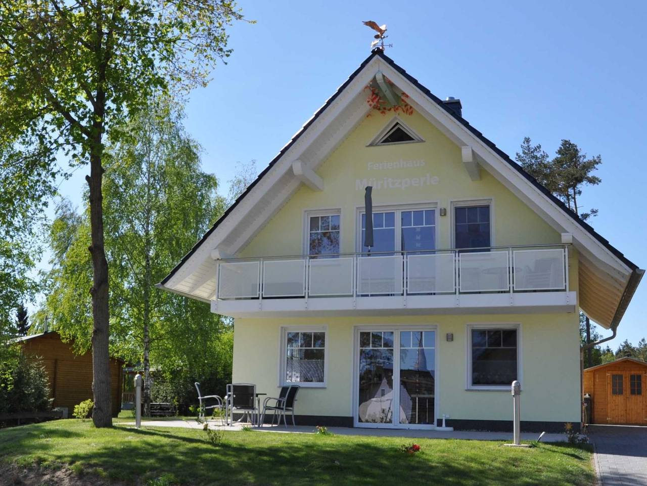Ganze Ferienwohnung, Ferienhaus Müritzperle - 3 Zimmer Erdgeschoss - Fewo Ferienhaus Müritzperle in Röbel, Müritz