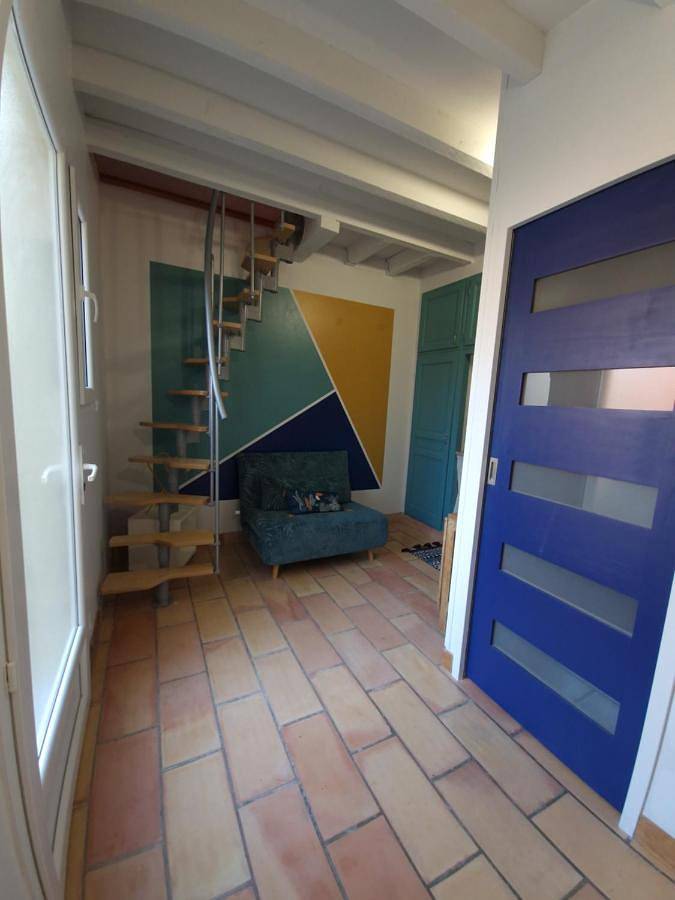 Maison de campagne pour 2 personnes, avec vue et jardin ainsi que terrasse et piscine à Le Soler - 4