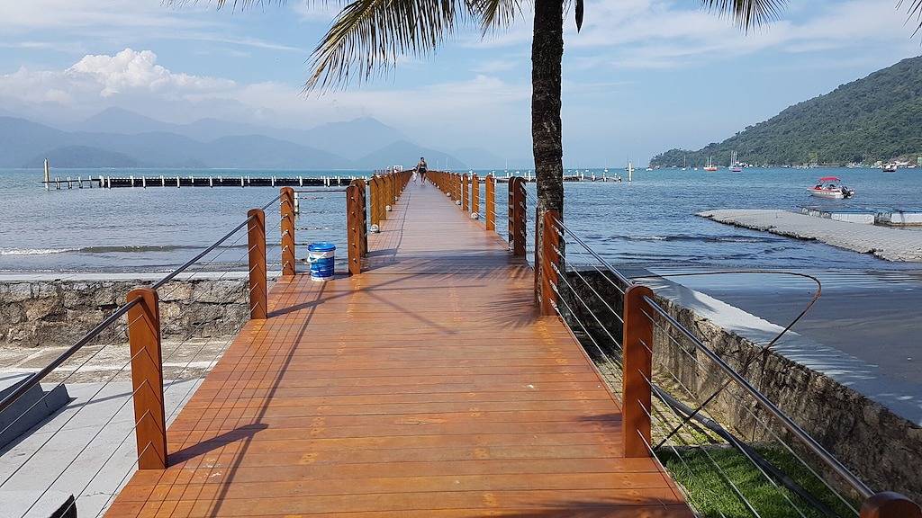 Ganze Wohnung, Fit. 4 Ds, 4 Badezimmer, 3 Suiten, Ubatuba, Tenório / Grande Strände, Ar Cond, Ici in Praia Grande Ubatuba, Região Metropolitana do Vale do Paraíba e Litoral Norte