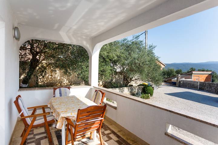 Ferienwohnung für 3 Personen, mit Balkon/Terrasse auf Krk