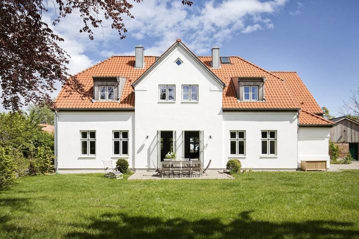 Ferienhaus für 14 Personen, mit Terrasse und Garten sowie Sauna und Ausblick in Angeln Halbinsel