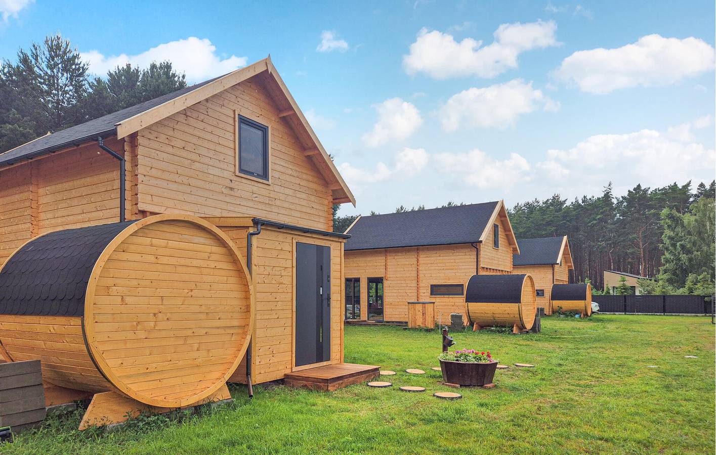 Ferienhaus für 8 Personen mit Terrasse in Nowe Warpno, Stettiner Haff