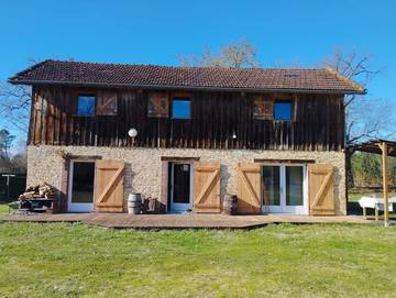Gîte pour 6 personnes, avec jardin et vue à Brocas