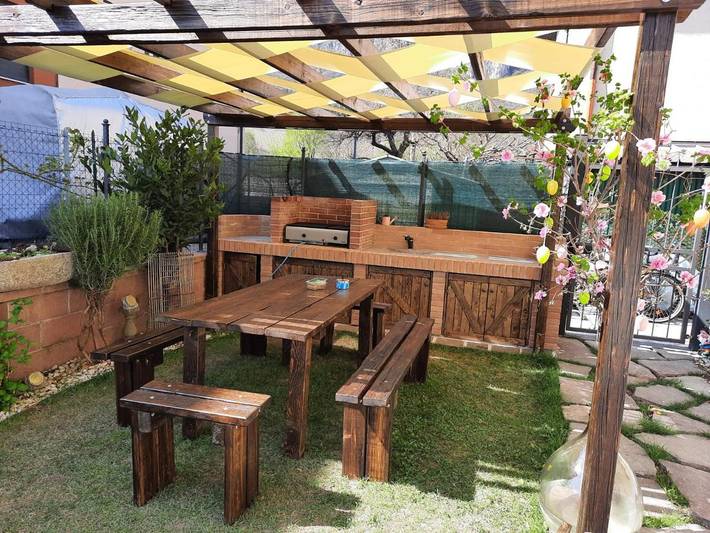 Apartamento de vacaciones para 5 personas, con vistas y jardín - 1