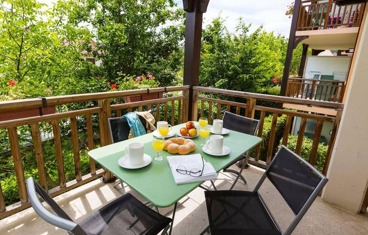 Gîte pour 3 personnes, avec piscine ainsi que sauna et balcon à Bergheim - 3