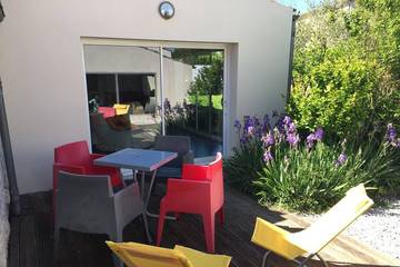 Gîte pour 4 personnes, avec terrasse et jardin à Breuil-Magné