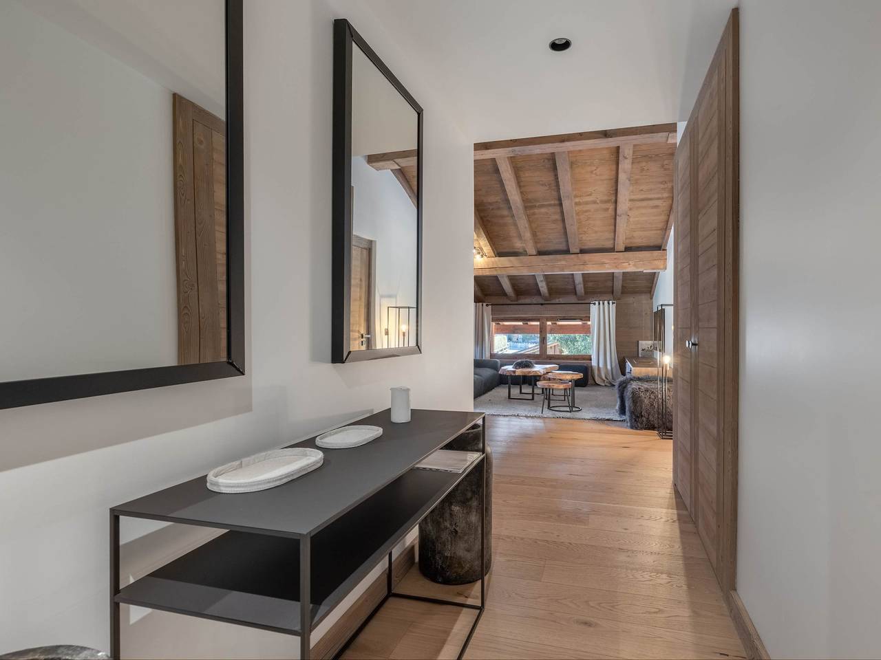 Appartement entier, Appartement de vacances pour 6 personnes avec balcon/terrasse in Megève, Pays du Mont-Blanc