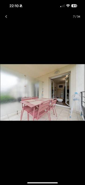 Gîte pour 4 personnes, avec balcon à Montévrain