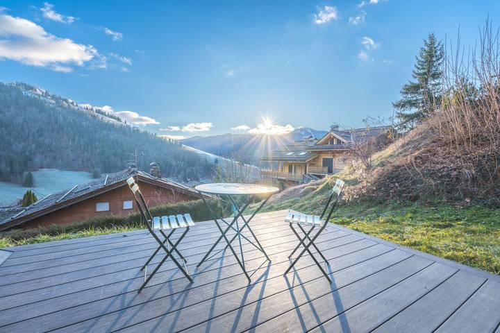 Location de vacances pour 5 personnes, avec jardin et terrasse à La Clusaz
