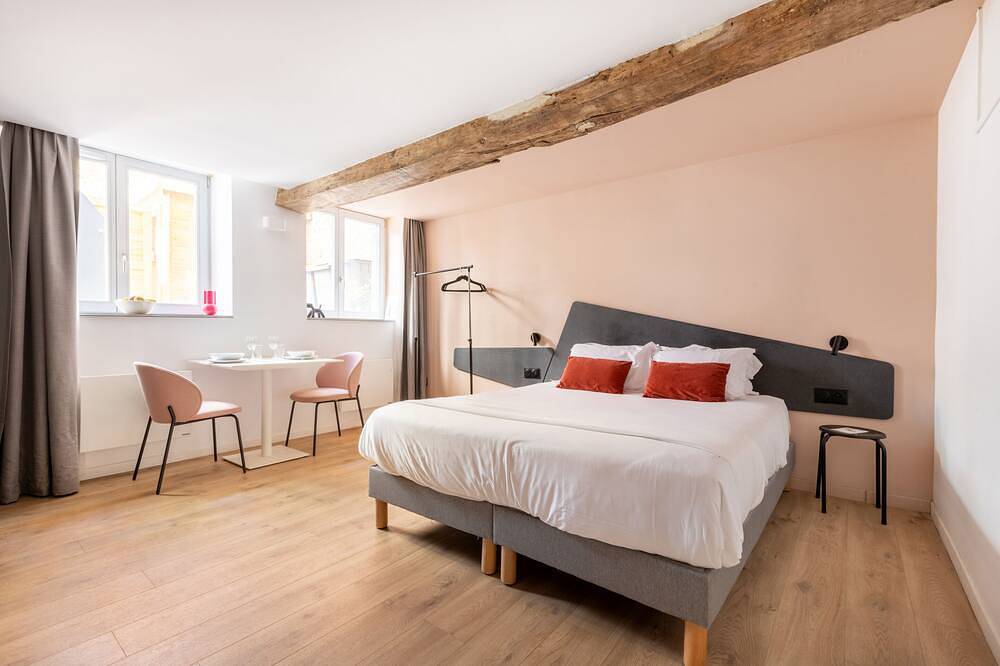 Ganze Wohnung, Apartment-La Citadelle-Standard-Ensuite mit Bad-Blick auf den Hof in Lille, Lille und Umgebung