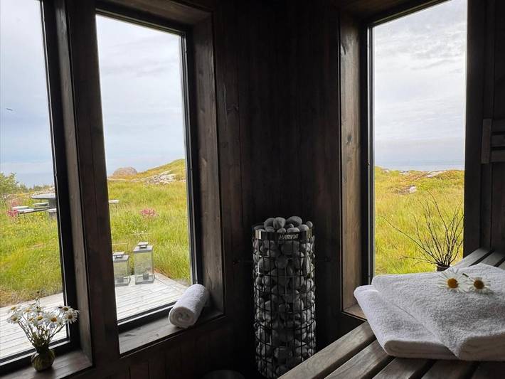 Gîte pour 6 personnes, avec vue et sauna ainsi que vue sur le lac et jardin dans Moskenes - 2