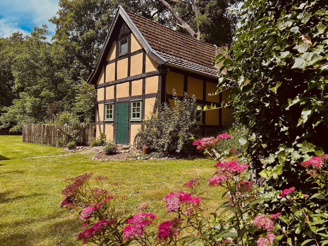 Auszeit vom Alltag in urigem Ferienhaus in idyllischer Natur im Dümmer-Weserland, Sauna & Kraniche in Landkreis Diepholz