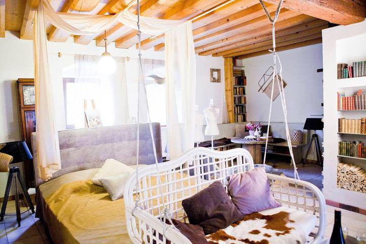 Studio für 2 Personen, mit Balkon und Sauna